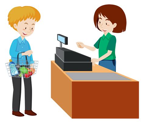 shopping cartoon images|someone buying something cartoon.